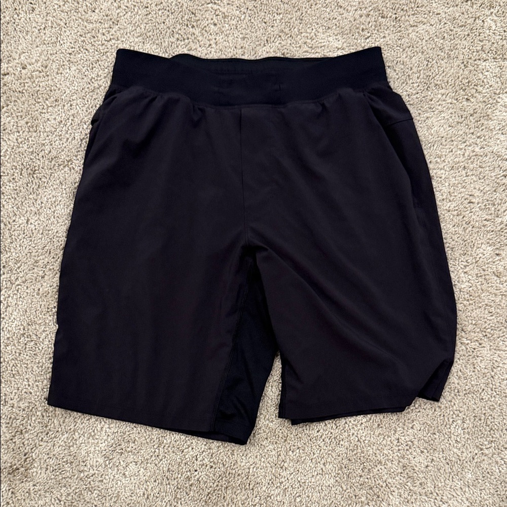 lululemon athletica Men's Black Athletic Shorts - Liner